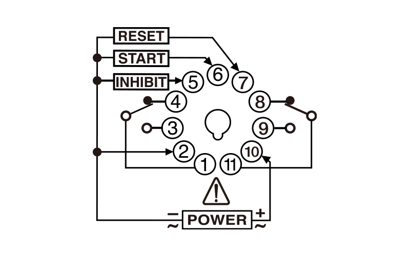 Bộ đếm Hanyoung MA4N 5 ma4n connection diagram 01