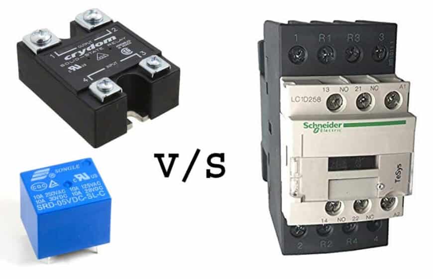 chọn contactor hay relay