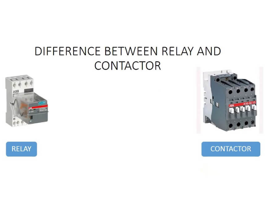 contactor và relay