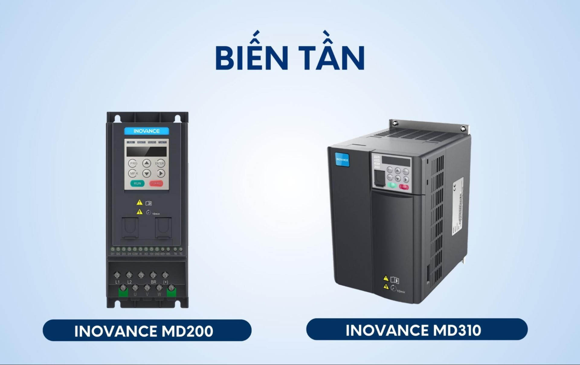 Biến tần Inovance MD200 và Inovance MD310