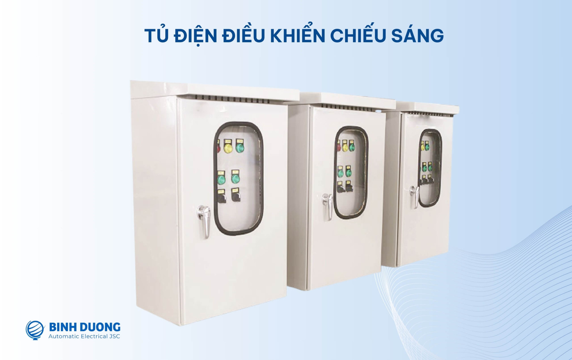 Tủ điện chiếu sáng là tủ điện hạ thế chứa các thiết bị điện điều khiển hoặc đóng ngắt