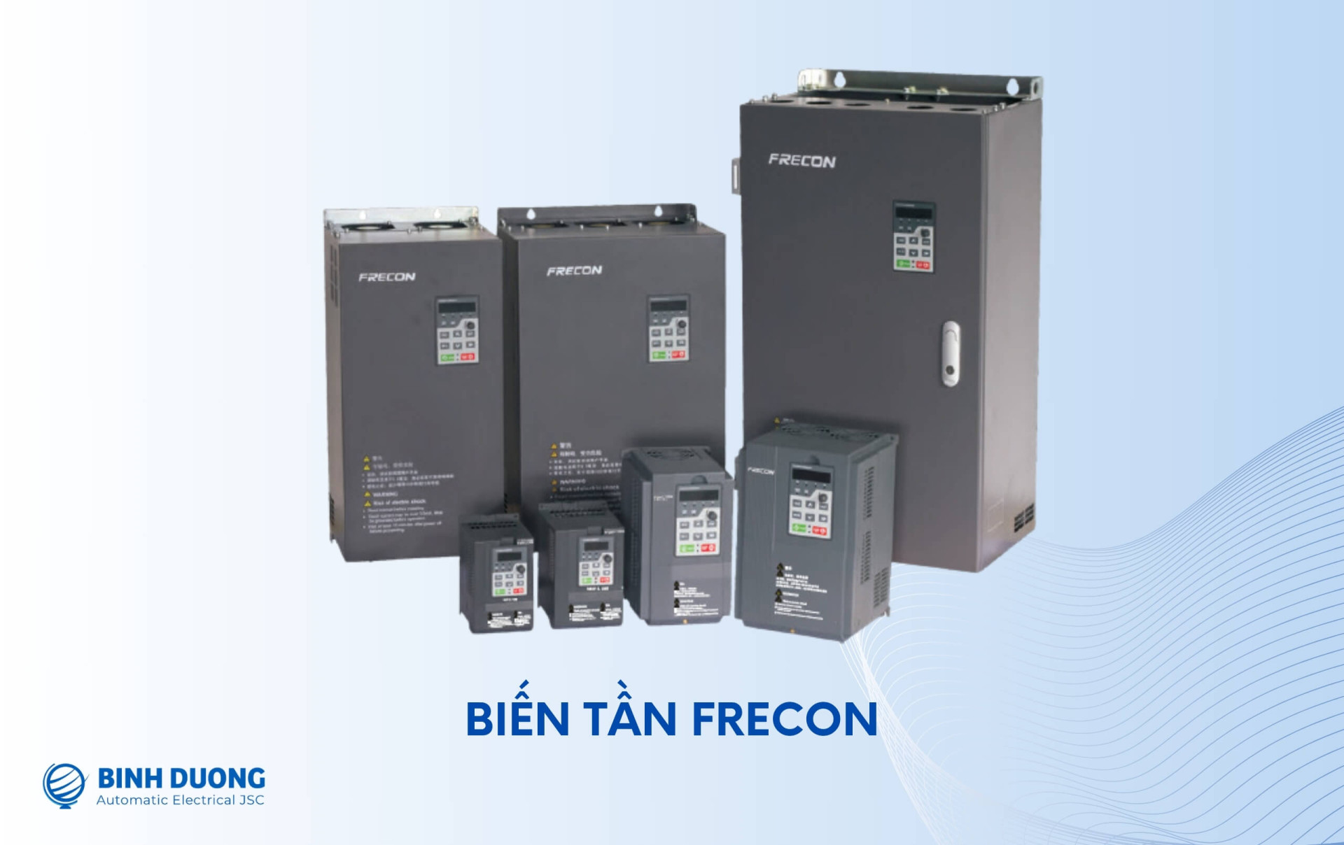 Xếp hạng tất cả các biến tần Trung Quốc tại Việt Nam (cập nhật 2024) 18 Biến tần Trung Quốc Frecon được ứng dụng rộng rãi trong nhiều lĩnh vực