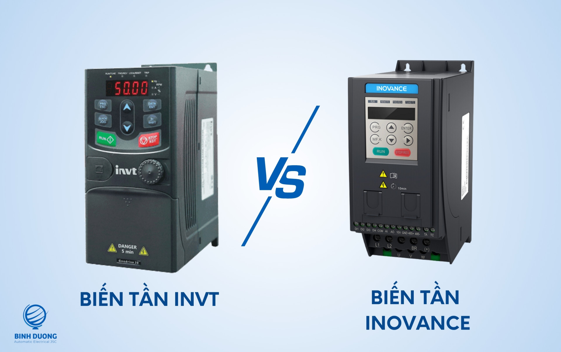 Biến tần Inovance và biến tần INVT – Loại biến tần nào tốt hơn?