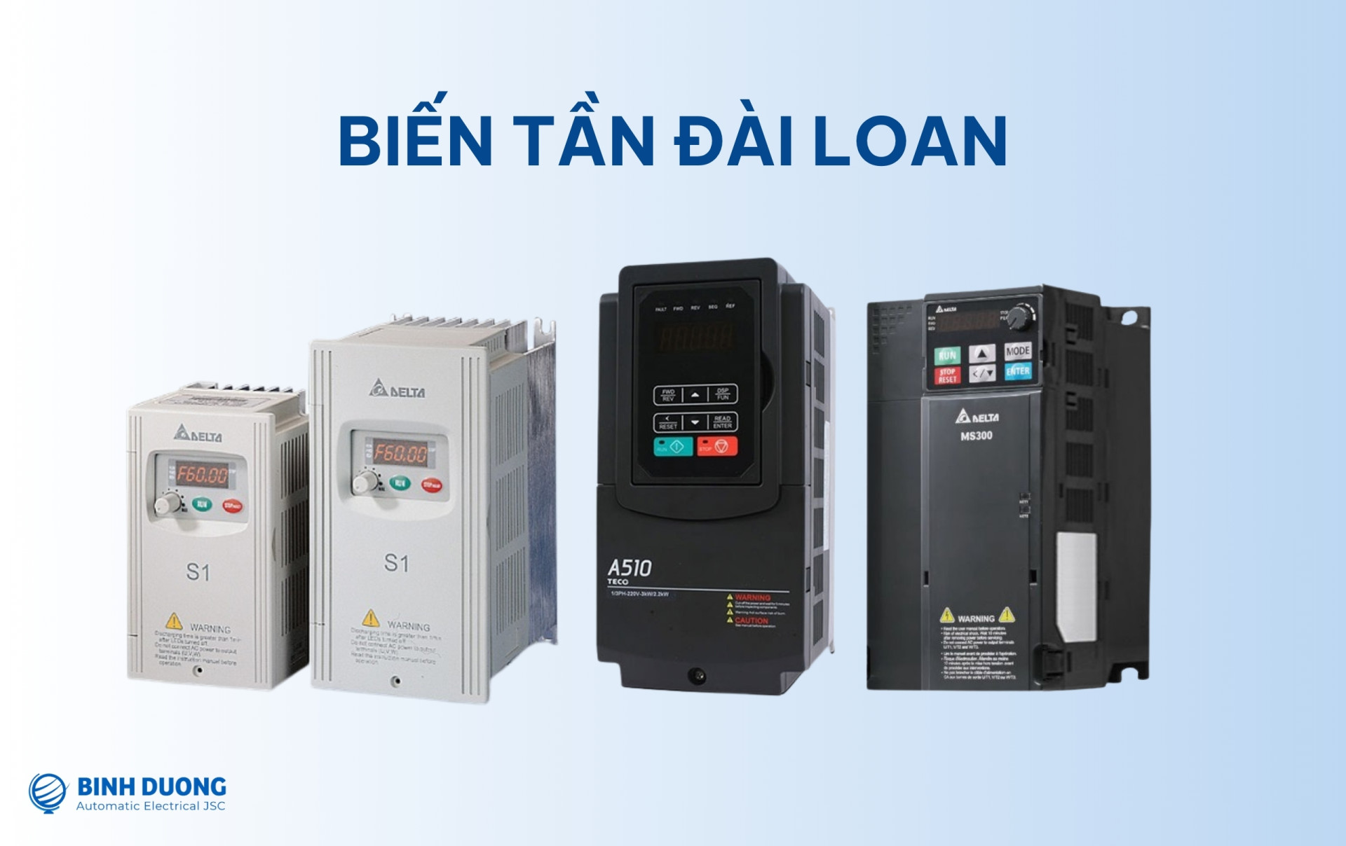 Biến tần xuất xứ Đài Loan