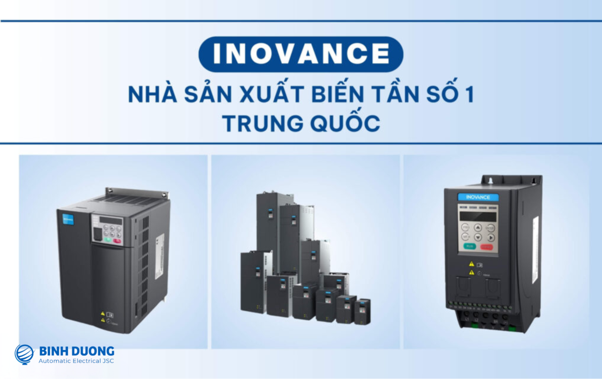 Biến tần Inovance là thương hiệu biến tần số 1 tại Trung Quốc