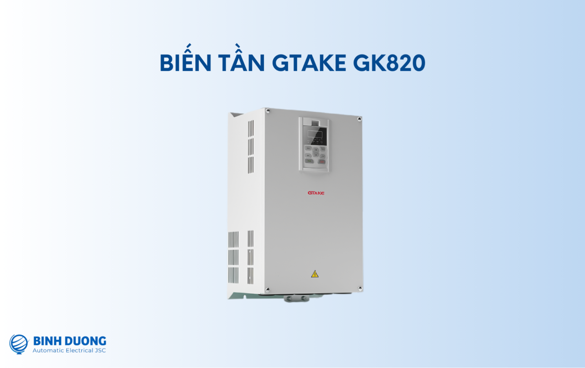 Top 5 dòng biến tần hạ thế Trung Quốc tốt nhất (Cập nhật 2025) 13 Biến tần GTAKE GK820