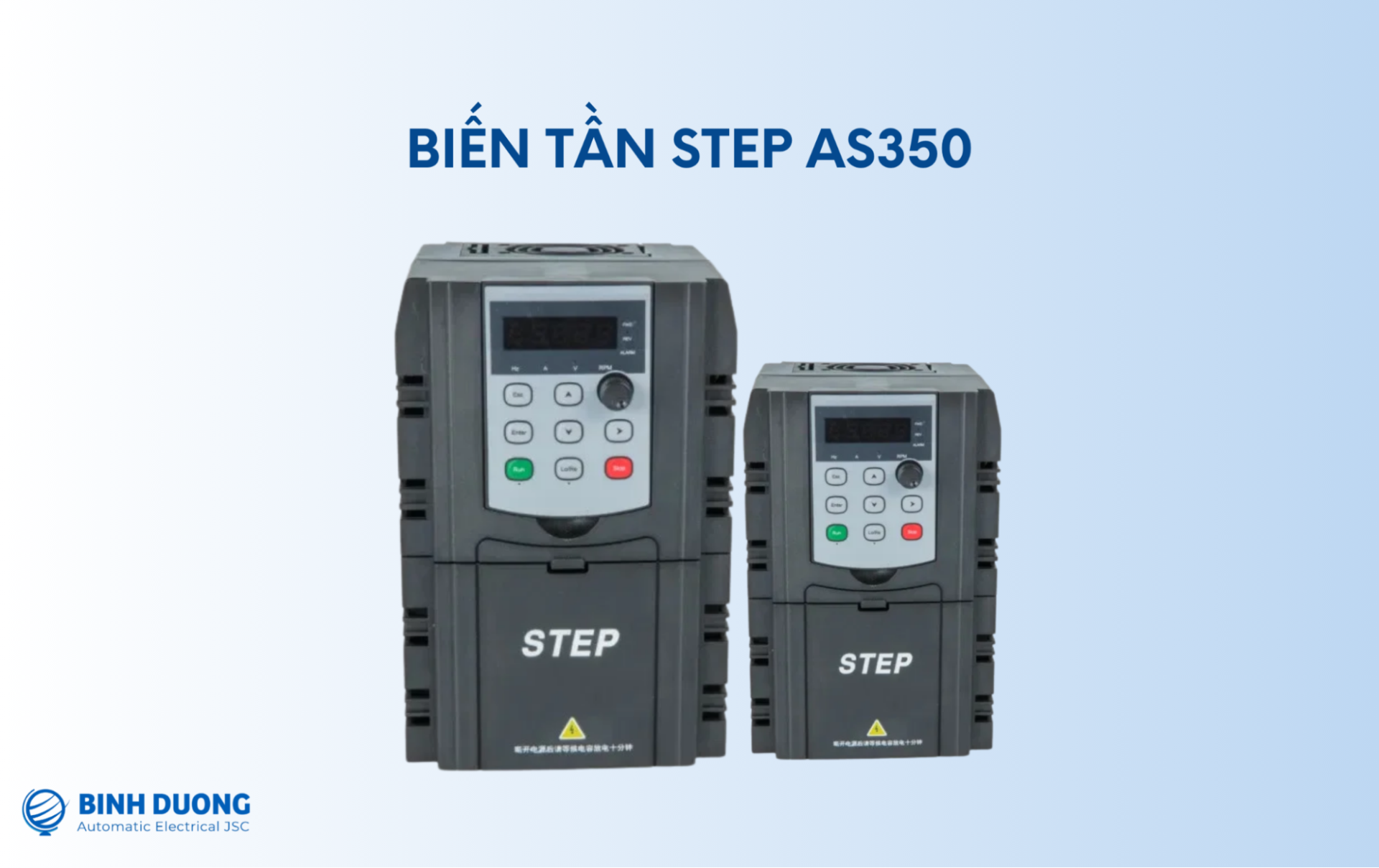 Top 5 dòng biến tần hạ thế Trung Quốc tốt nhất (Cập nhật 2025) 12 Biến tần STEP AS350