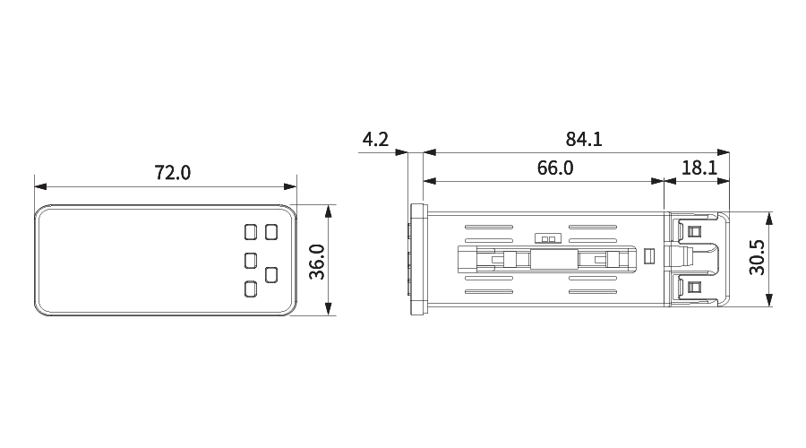 Bộ đếm Hanyoung LC 16 lc6 dimensions 03