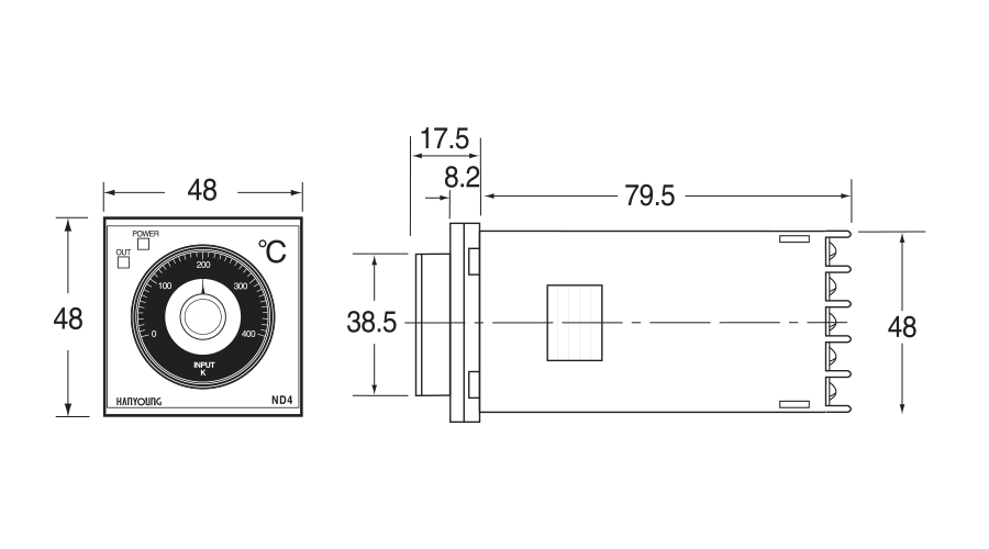 nd4 dimensions terminal