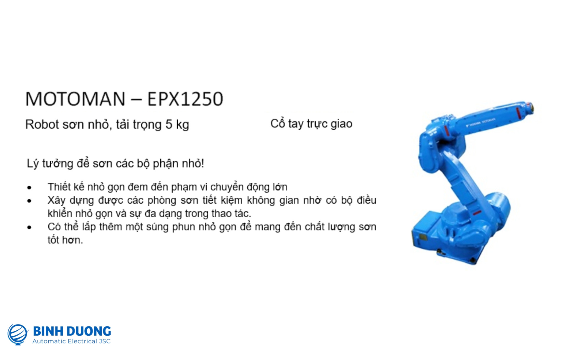 Yaskawa Robot MOTOMAN EPX1250