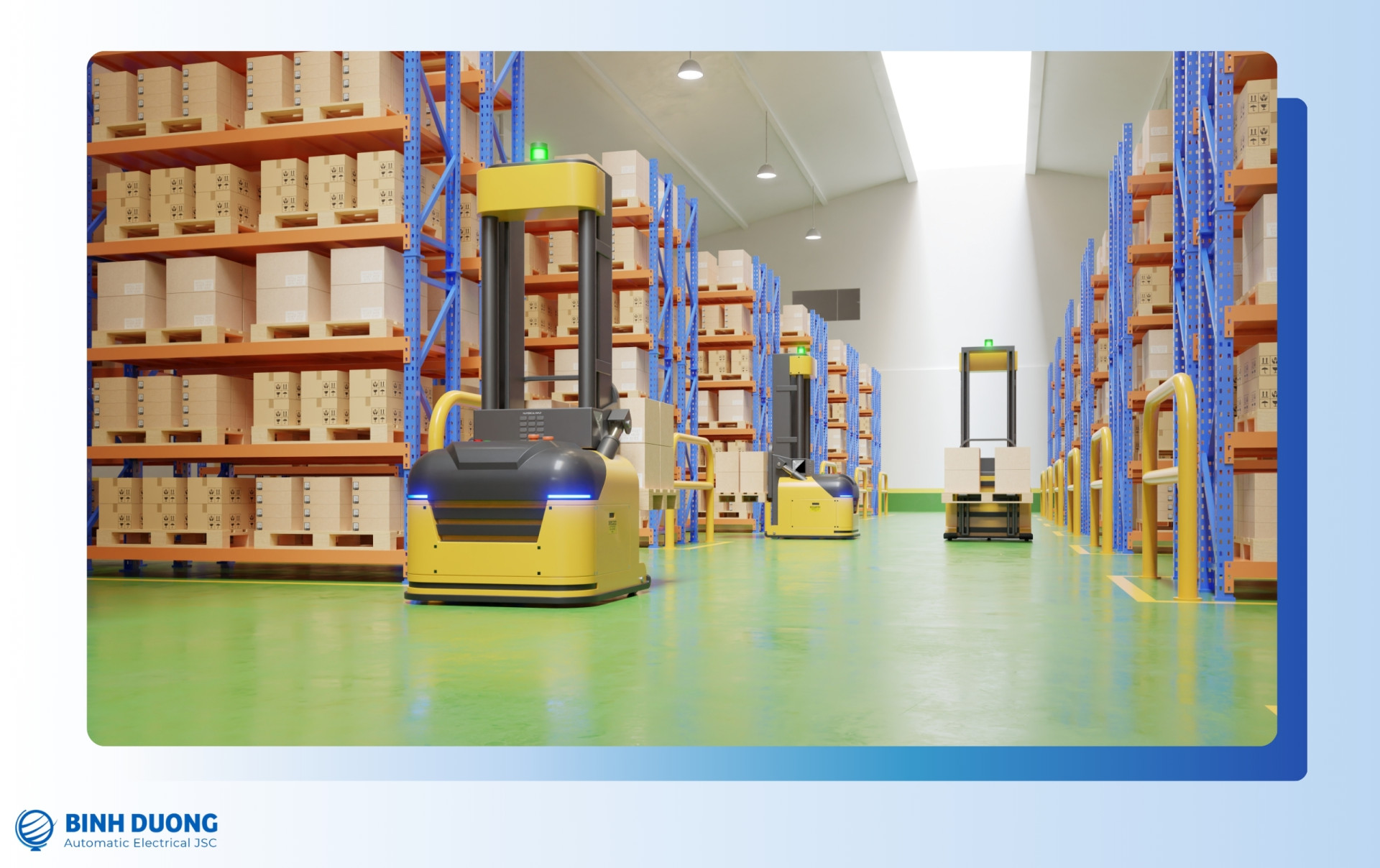 Robot dẫn đường cho AGV