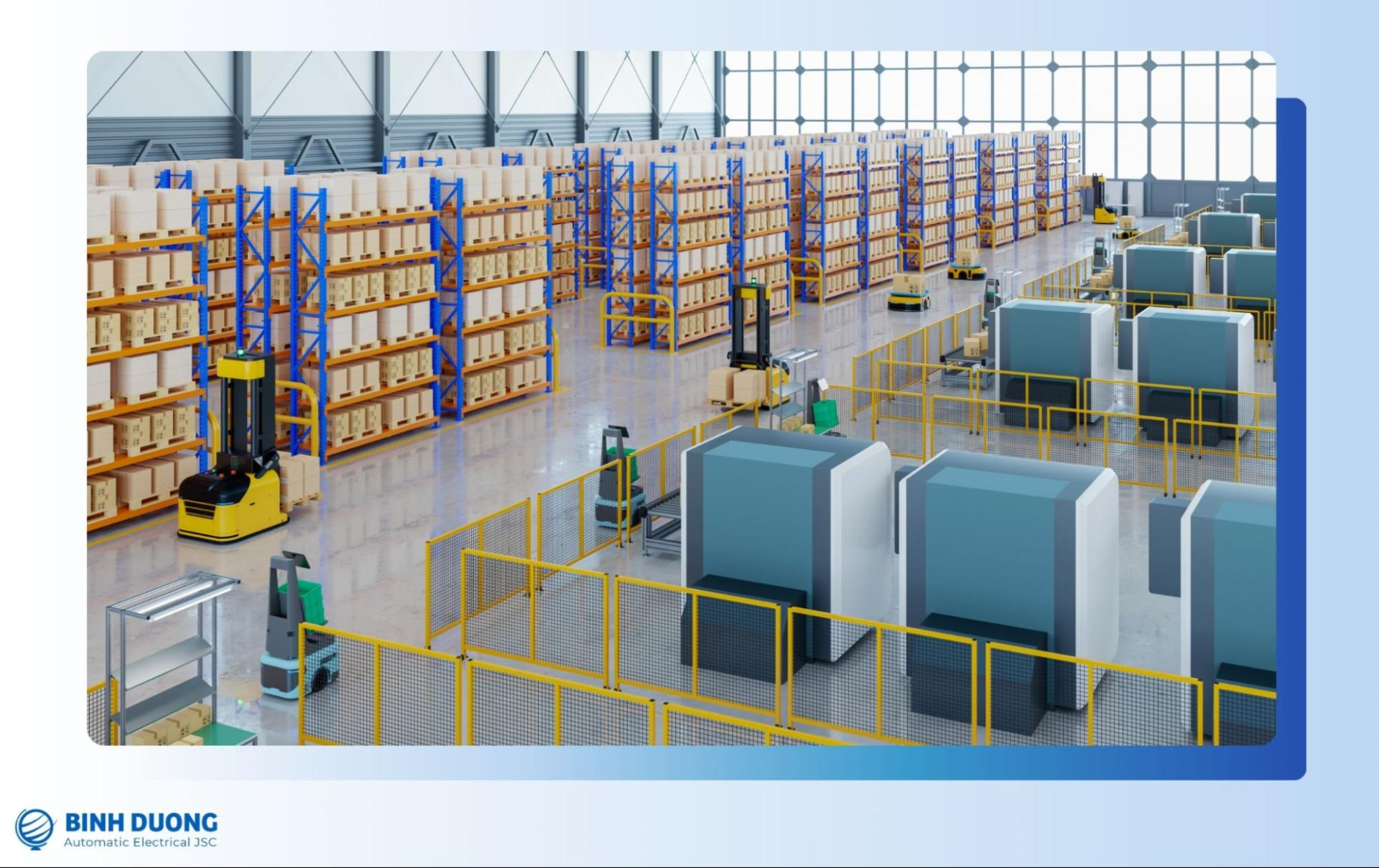 Ứng dụng robot tự hành trong các kho hàng giúp nâng cao độ chính xác