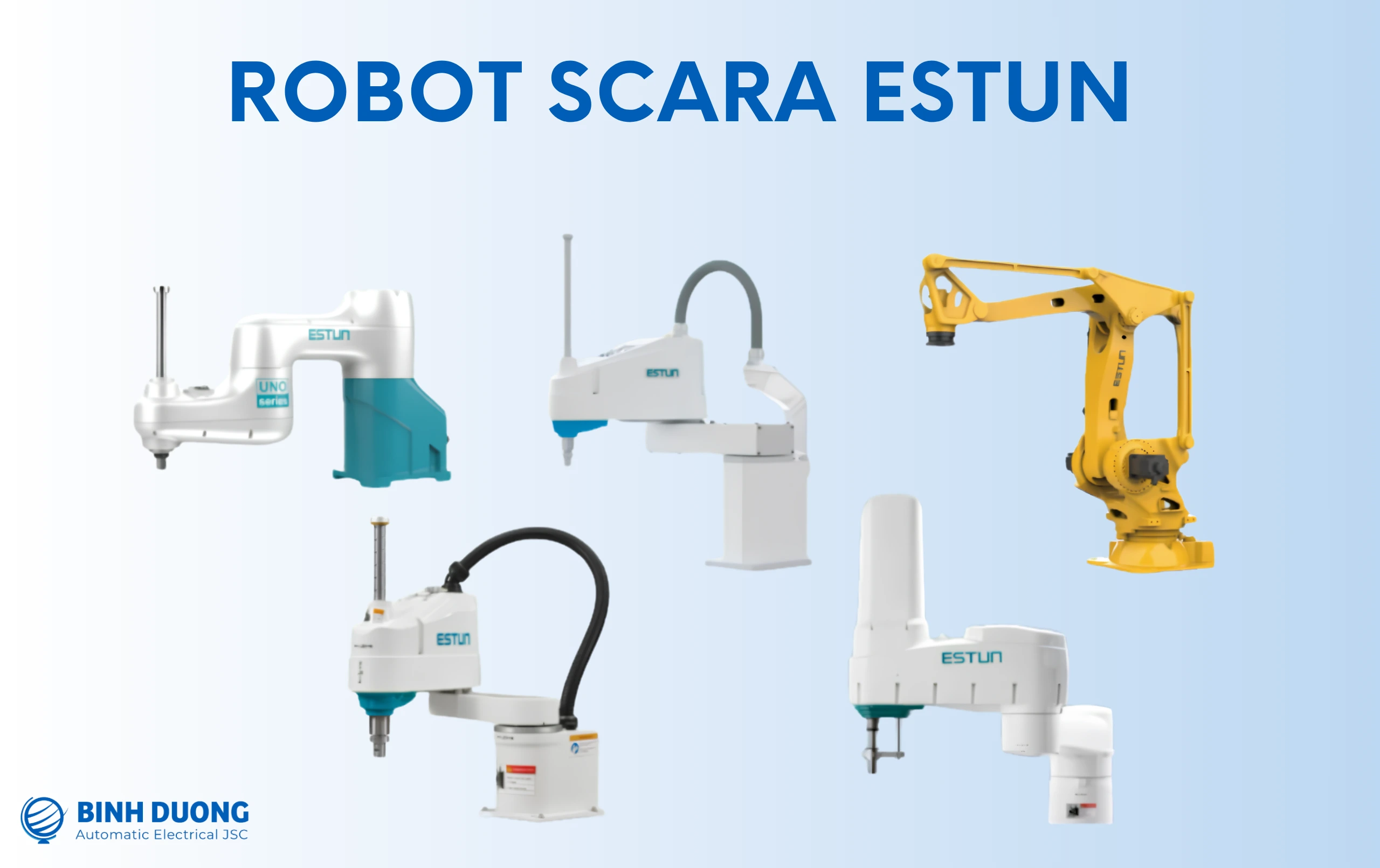 Robot SCARA là gì? Cấu tạo và xếp hạng các robot SCARA phổ biến 11 Robot SCARA Estun